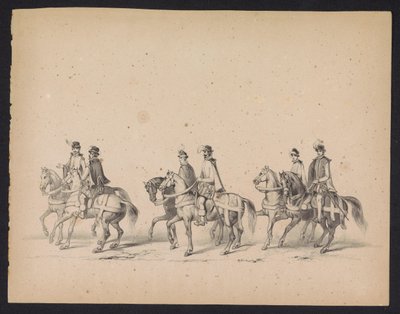 Masquerade of Utrecht Students, 1846 (Plate 5) by Carel Christiaan Antony Last