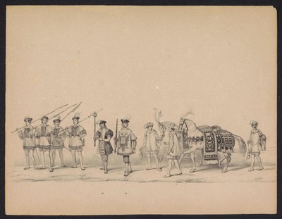 Masquerade of Utrecht Students, 1846 (Plate 7) by Carel Christiaan Antony Last
