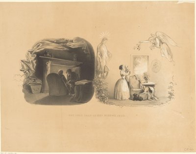 Old and New Year Depicted by Two Old People and a Mother with Child (The Old Year and the New Year) by Carel Christiaan Antony Last