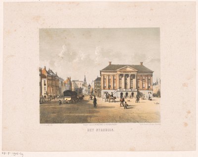 Town Hall in Groningen by Carel Christiaan Antony Last