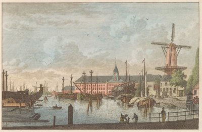 Admiralty Warehouse Rotterdam, ca. 1790 by Carel Frederik Bendorp (I)