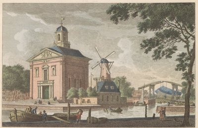 English Church in Rotterdam, ca. 1790 by Carel Frederik Bendorp (I)