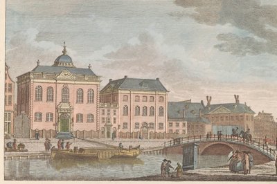 High German Synagogue in Amsterdam, ca. 1790 by Carel Frederik Bendorp (I)