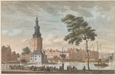 Montelbaanstoren in Amsterdam, ca. 1790 by Carel Frederik Bendorp (I)