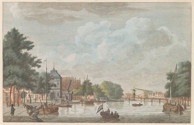 Spaarne in Haarlem, ca. 1790 by Carel Frederik Bendorp (I)