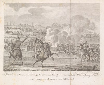 Prince Frederik Wounded at Wervik, 1793 by Carel Jacob de Huyser