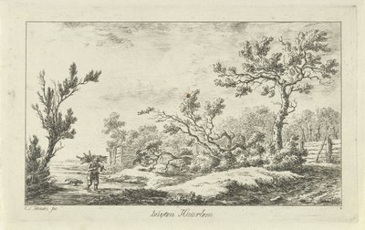 Wood Gatherer (Buyten Haarlem) (Landscapes Series) by Carel Lodewijk Hansen