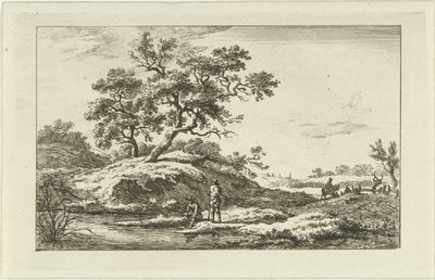 Travelers by the Waterside by Carel Lodewijk Hansen