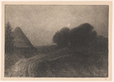Night Landscape near Kleve by Carel Nicolaas Storm van 