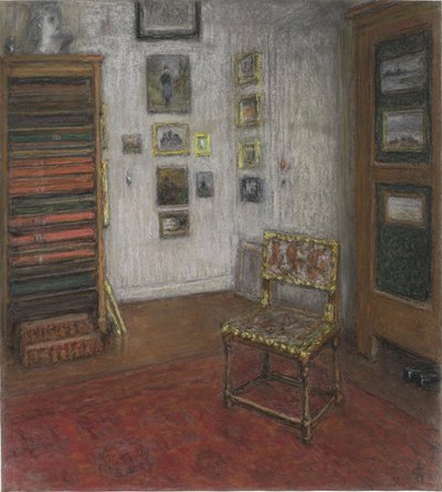 Studio Corner with Chair and Art Cabinet, The Hague, Nieuwe Schoolstraat 28 by Carel Nicolaas Storm van 