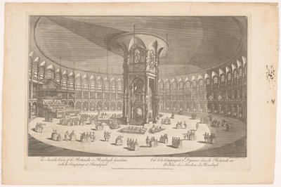 View of the Interior of the Rotunda in Ranelagh Gardens, London, with a Company at Breakfast by Carington Bowles