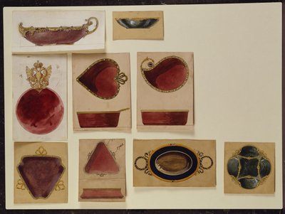 Collection of Dish Designs, House of Carl Faberge by Carl Fabergé