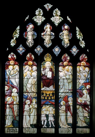 Christ In Glory Worshipped By Angels by Carl Almquist