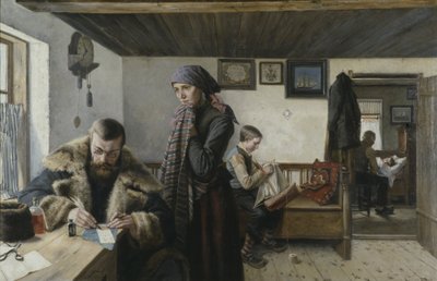 The Doctor Calls, c.1900 by Carl Aspelin
