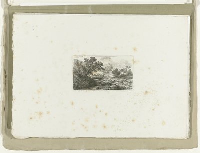 Landscape with Bridge over Stream (series title: Sixteen Landscapes) by Carl August Lebschee