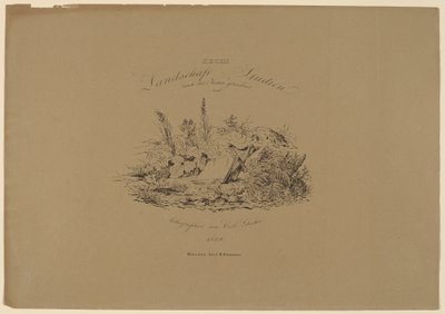 Six Landscape Studies from Nature by Carl August Lebschee