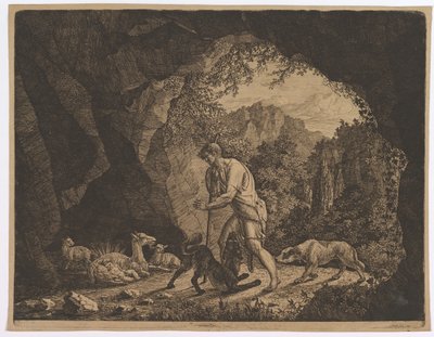 The Shepherd Finding Romulus near the Goat by Carl Baron von Vittinghoff