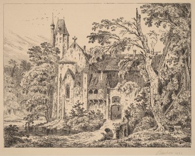 The Monastery in the Forest by Carl Blechen