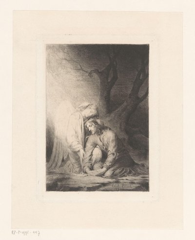 Christ Comforted by an Angel in the Garden of Gethsemane by Carl Bloch