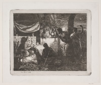 The Adoration of the Shepherds by Carl Bloch