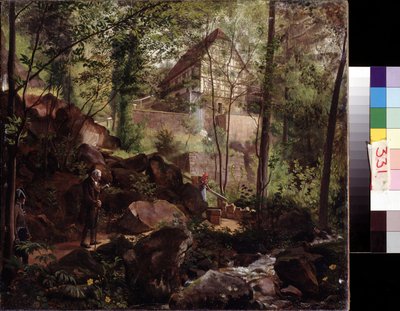 Prince Max Out Walking by Carl Christian Vogel von Vogelstein