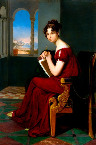 Young Lady with Drawing Utensils (1816) by Carl Christian Vogel von Vogelstein
