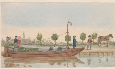 Tow Boat, 1824 by Carl Cristiaan Fuchs