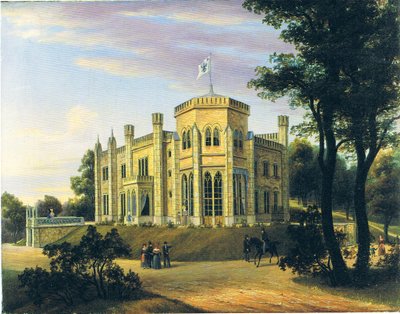 The Palace of Prince Wilhelm at Babelsberg by Carl Daniel Freydanck