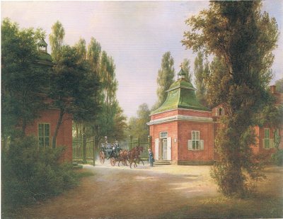 The Entrance to the New Garden (Potsdam) by Carl Daniel Freydanck