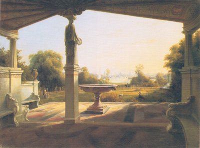 View from the Park of Prince Carl from Glienicke to Potsdam by Carl Daniel Freydanck