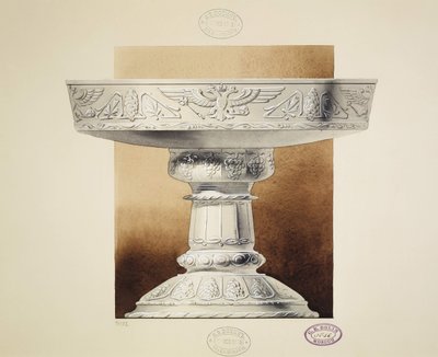 Design of a Bowl for pickles. Series The Dowry of Grand Princess Maria Pavlovna by Carl Edvard Bolin company