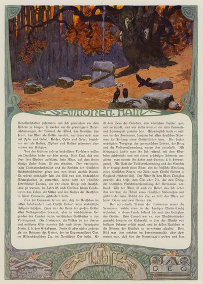 Grove of Fetters of the Semnones by Carl Emil Doepler