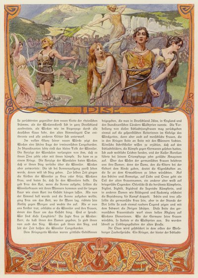 Idis, Germanic goddess by Carl Emil Doepler
