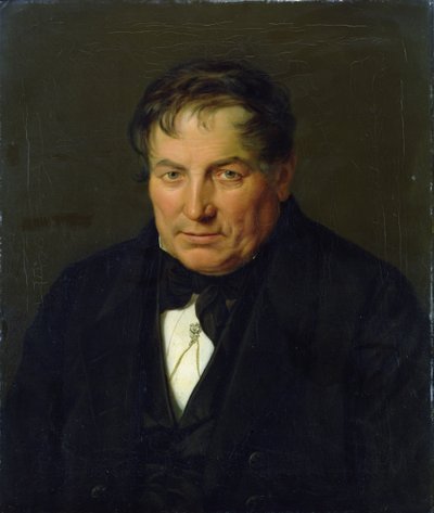 Johann Georg Hackius, 1847 by Carl Eybe