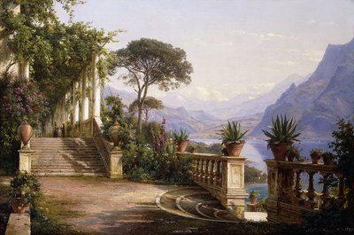 Loggia Fra Como by Carl Frederick Aagaard