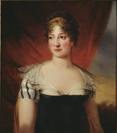 Portrait of Hedvig Elisabeth Charlotte of Holstein-Gottorp, Queen of Sweden by Carl Frederick von Breda