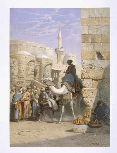 Street Life in Cairo by Carl Friedrich Heinrich Werner