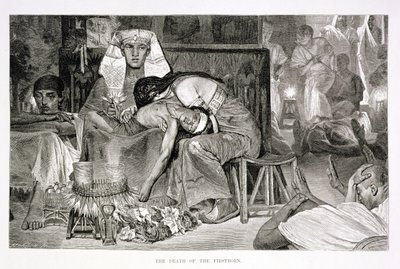 The Death of the Firstborn, 19th century by Carl Friedrich Heinrich Werner