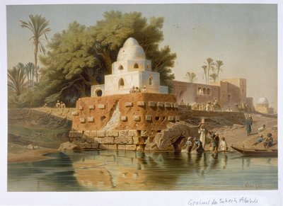 Tomb of Sheikh Ababda in Minya, Middle Egypt by Carl Friedrich Heinrich Werner