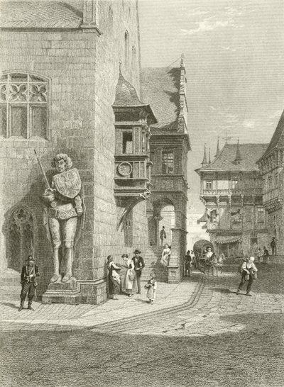 Town Hall, Halberstadt by Carl Friedrich Heinrich Werner