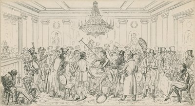 The interior of modern hell; vide the cogged dice by Carl Georg Adolph Hasenpflug