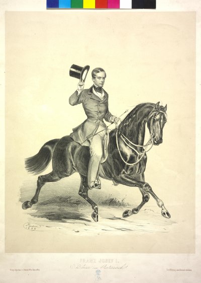 Emperor of Austria Franz Joseph I by Carl Goebel
