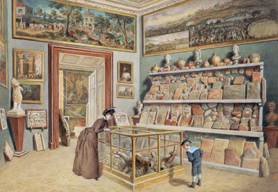 The Apse Room with Roman Bricks by Carl Goebel d. J.