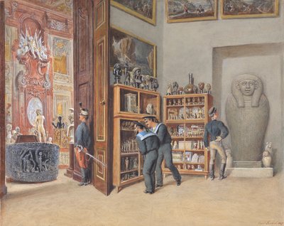 The Entrance Cabinet to the Egyptian Collection by Carl Goebel d. J.