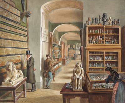 The Second Cabinet of the Egyptian Collection by Carl Goebel d. J.