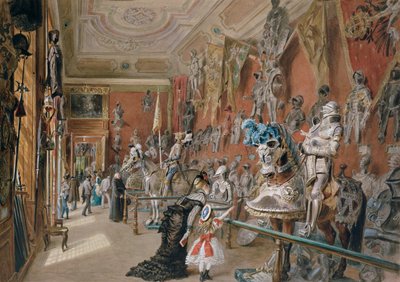 The Armory II of the Ambras Collection by Carl Goebel d. J.