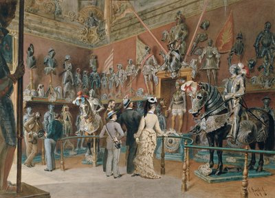 The Armory I of the Ambras Collection by Carl Goebel der Jüngere