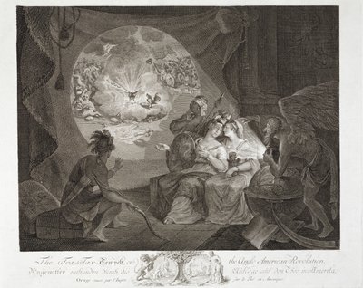 The Tea-Tax Tempest, or the Anglo-American Revolution by Carl Gottlieb (attr.to) Guttenberg