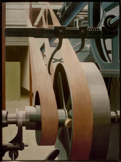 Flywheel with Drive Belt by Carl Grossberg