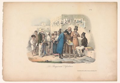 Bookstall of a Bookseller in Naples by Carl Gustaf Hjalmar Mörner